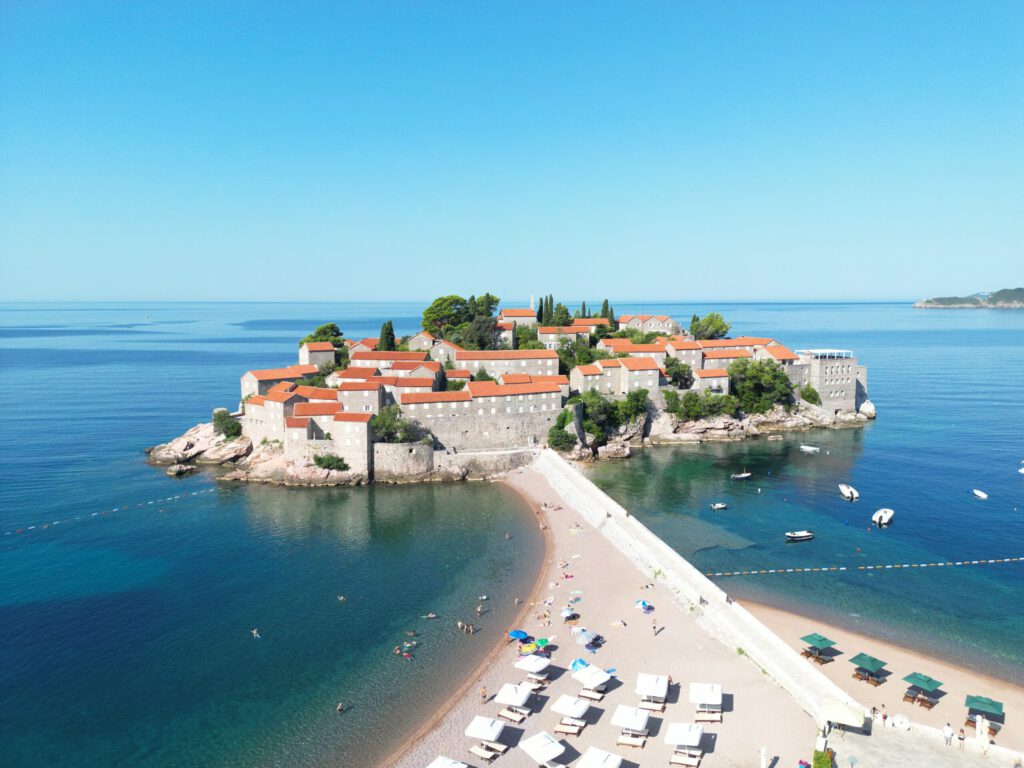 Sveti Stefan Montenegro met kinderen