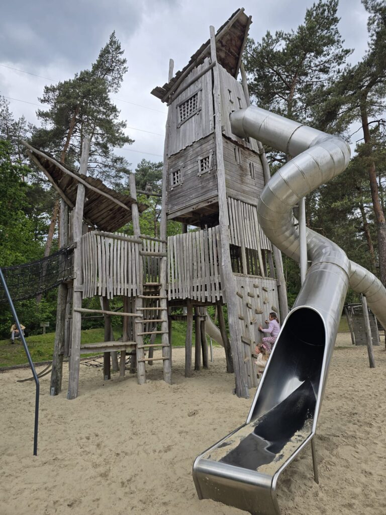 Lilse bergen met kinderen
