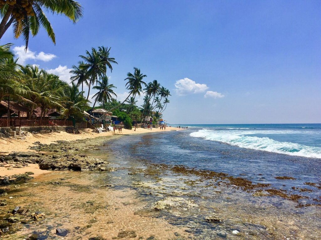 Hikkaduwa Sri Lanka met kinderen