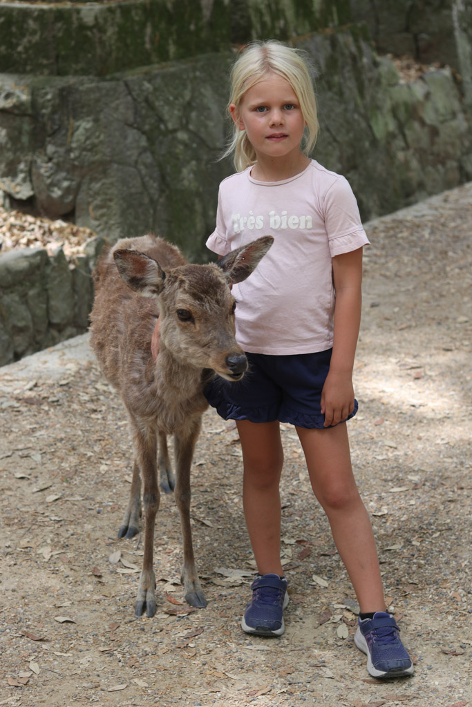 Nara Japan met kinderen