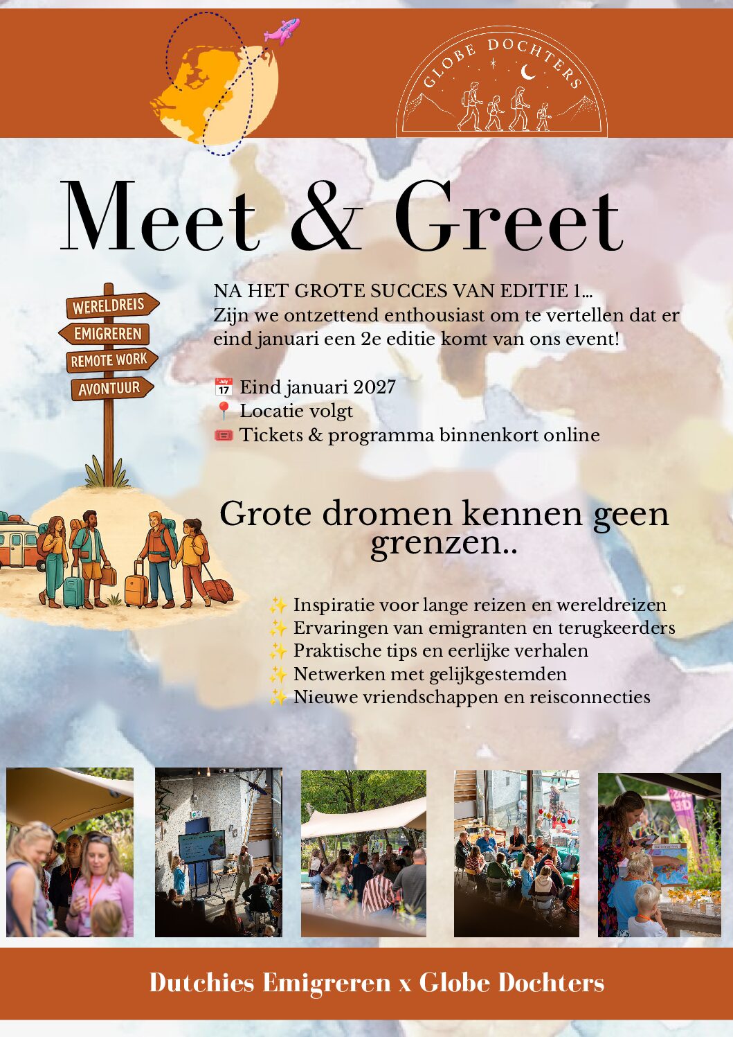 Meet & Greet - Wereldreizen & Emigratie