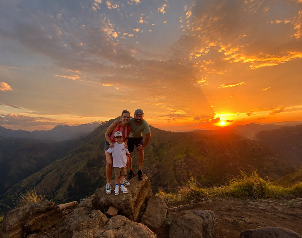Sri Lanka met kinderen