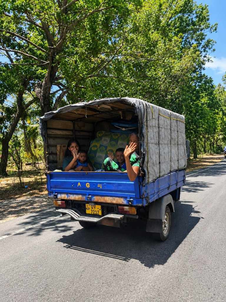 Sri Lanka met kinderen