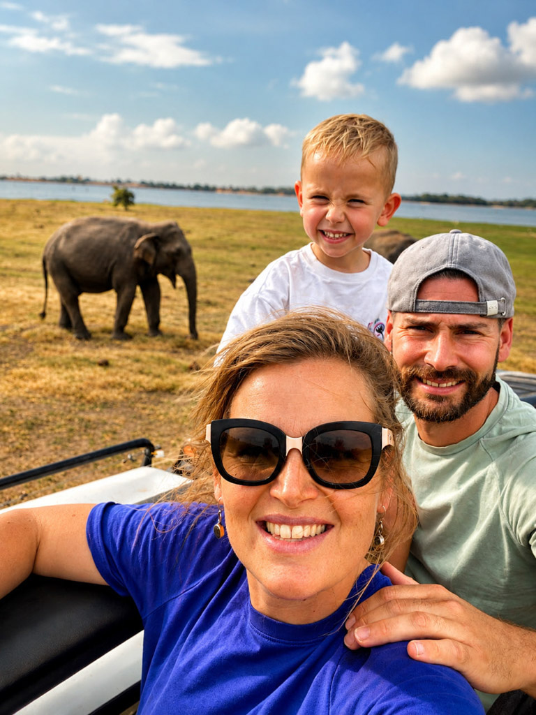 Sri Lanka met kinderen